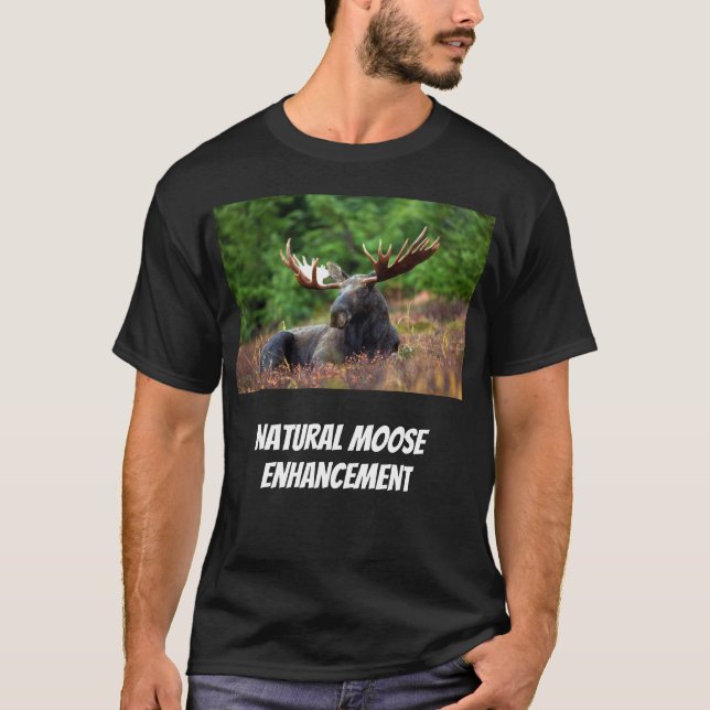 Natürliche Elch-Verbesserung T-Shirt (Vorderseite)