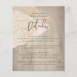 Natürliche Erde Rustikales Waldland-Blätter