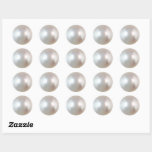 Natürliche Farbe Tahitian Necklace Pearl Runder Aufkleber<br><div class="desc">Natural Color Tahitian Necklace Pearl Classic Round Sticker</div>