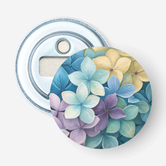 Natürliche farbenfrohe Blumen Flaschenöffner