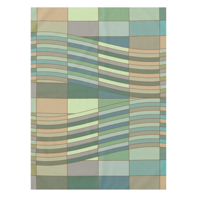 Natürliche Farbenwinkel Tischdecke (Vorderseite)