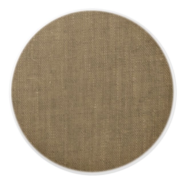 Natürliche Farbwäsche braune Textur moderne rustik Keramikknauf (Vorderseite)