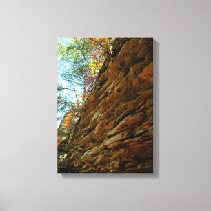 Natürliche Felswand auf der Leinwand