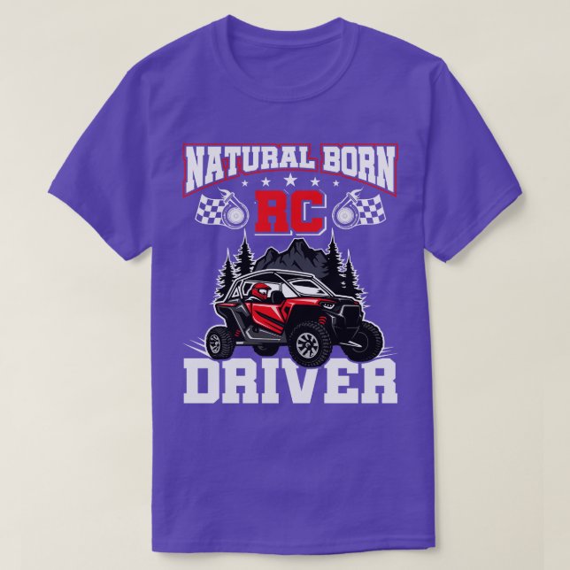 Natürliche Geborene RC Driver Racer Remote Control T-Shirt (Design vorne)