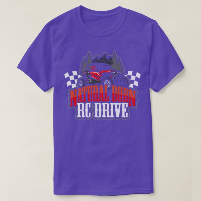 Natürliche Geborene RC Driver Racer Remote Control T-Shirt (Design vorne)