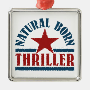 Natürliche Geborene Thriller-Dekoration Silbernes Ornament