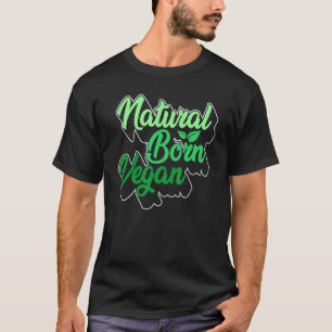 Natürliche Geborene Vegane Vegane Mama Veggie Pfla T-Shirt