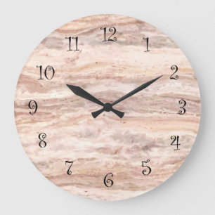 Natürliche Imitat Stone Granite Küche Wände Uhr
