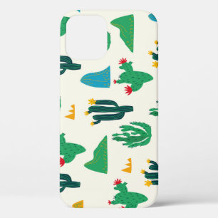 Natürliche Kaktus: Folk Art nahtlos. Case-Mate iPhone Hülle