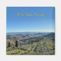Natürliche Landschaft in der Toskana, Reise Italie