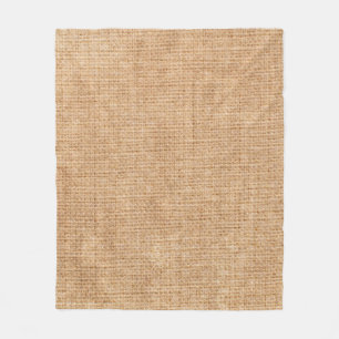 natürliche Leinenstruktur als Background-Bagging, Fleecedecke