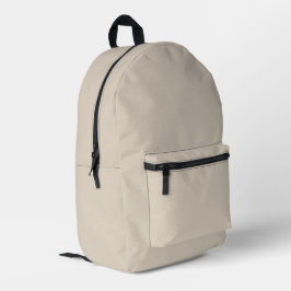Natürliche Linde Farbe Bedruckter Rucksack