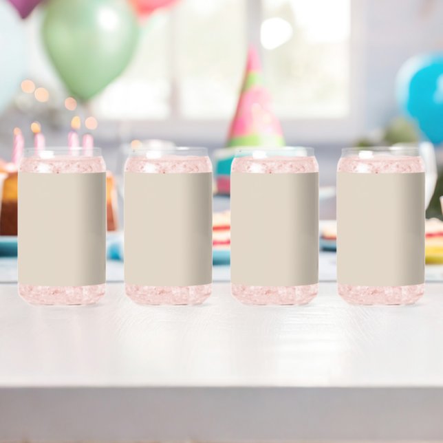 Natürliche Linde Farbe Dosenglas (Insitu (Geburtstag))