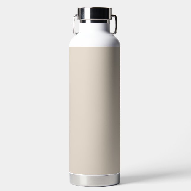 Natürliche Linde Farbe Trinkflasche (Vorderseite)