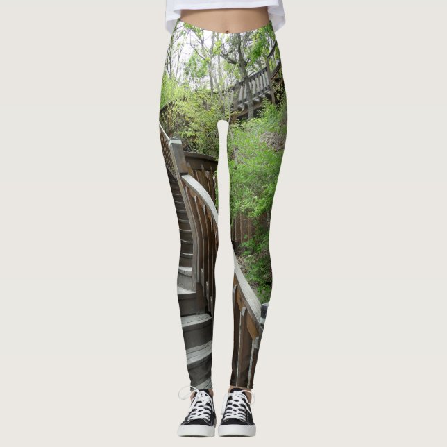 Natürliche Neutrale im Freien sind vielseitig Leggings (Vorderseite)