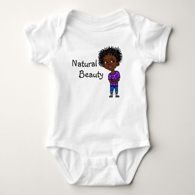 Natürliche Schönheit Baby Strampler (Vorderseite)