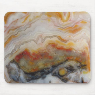 Natürliche Spitzen Agate Stone Authentische Farben Mousepad