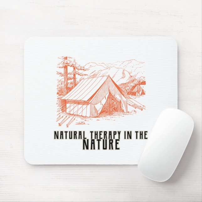 Natürliche Therapie in der Natur  Mousepad (Mit Mouse)