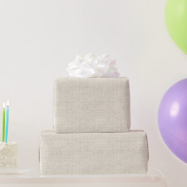 Natürliche Wäsche Tan Zeitlos für alle Zwecke Geschenkpapier