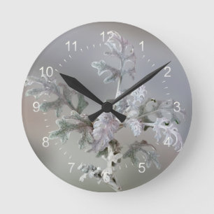 Natürliche Weihnachtsdekorationen Runde Wanduhr