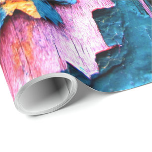 Natürliche Wettereffekte alte Boards 3D Textur au Geschenkpapier