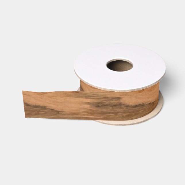 Natürlicher Eukalyptus-hölzerner Korn-Blick Ripsband (Spule)