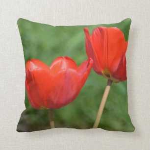 Natürlicher Frühlings-Tulpe mit Blumen Kissen