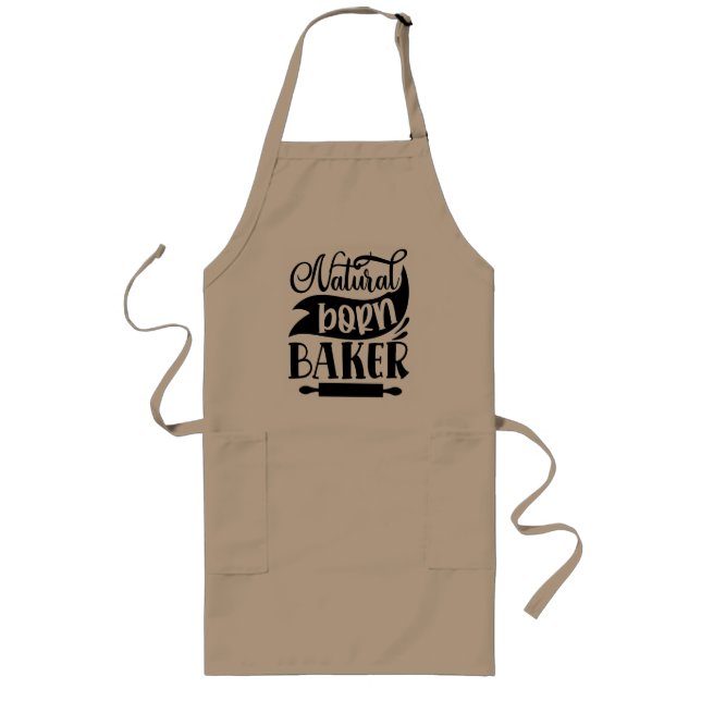 Natürlicher Geborener Baker Lange Schürze (Vorne)