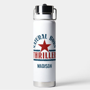 Natürlicher Geborener Thriller-individuelle Name Trinkflasche