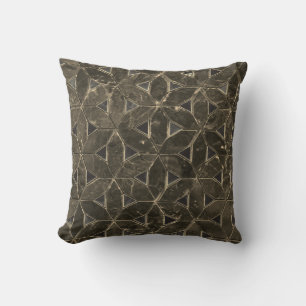 Natürlicher grauer Stein Mosaikmuster Blume des Le Kissen