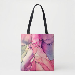 Natürlicher Luxus abstrakte Flüssigkunstmalerei in Tasche