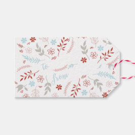 Natürlicher Noël Weihnachtsurlaub in Slate Geschenkanhänger