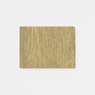 Natürlicher rustikaler körniger hölzerner post-it klebezettel