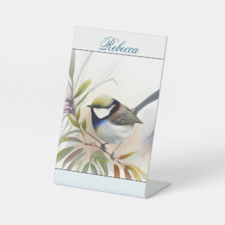 natürlicher Vogel Sockelschild