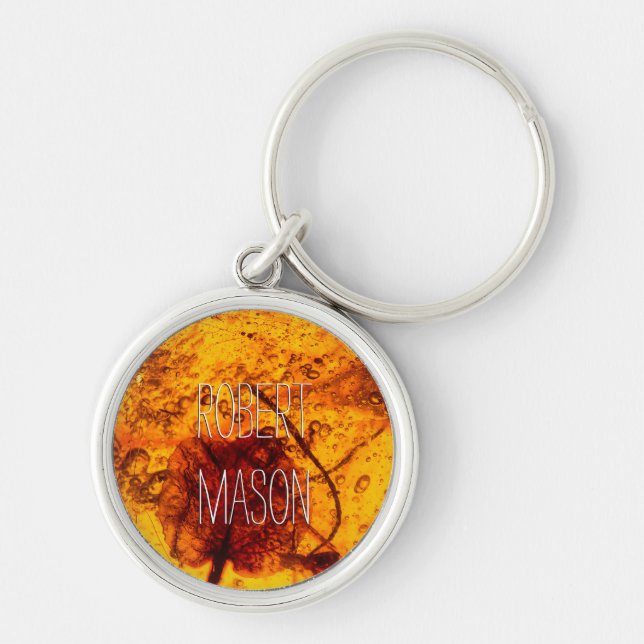 Natürliches Amber Schlüsselanhänger (Vorne)