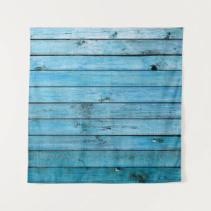Natürliches blaues Holz, texturierter Hintergrund. Wandteppich