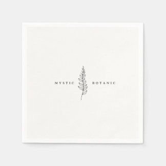 Natürliches botanisches Leaf Napkins Serviette