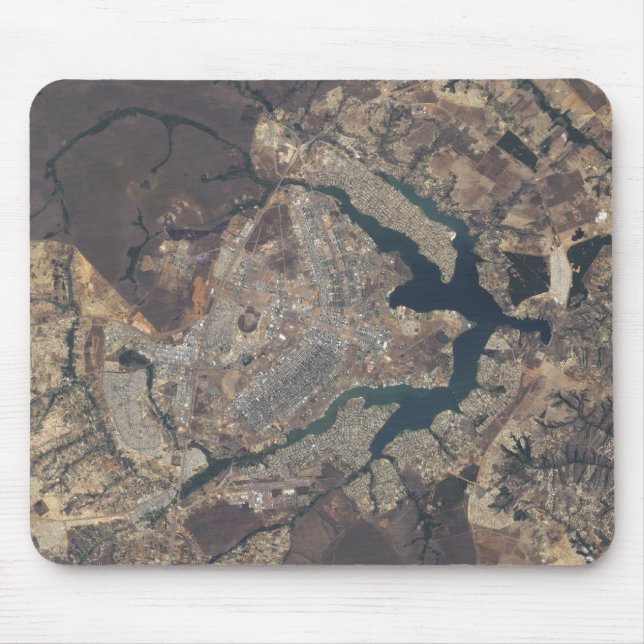 Natürliches Farbbild von BrasÃ, Â ½lia, Brasilien Mousepad (Vorne)