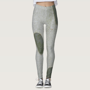 Natürliches graues Muster Leggings