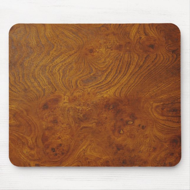 Natürliches hölzernes Korn-Bild mit goldenem Mousepad (Vorne)