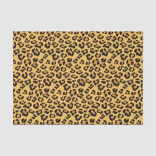 Natürliches Leopard-Druck-Fake-Tierpelz-Muster Seidenpapier