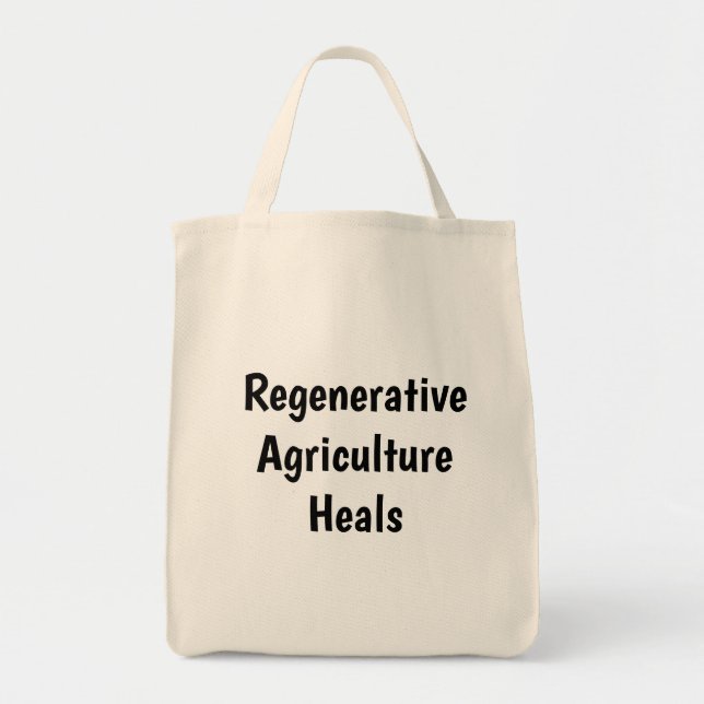 Natürliches Material "Regenerative Landheilmittel" Tragetasche (Vorne)