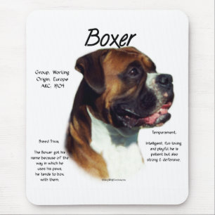 Natürliches Ohr-Boxer-Treffen die Zucht Mousepad