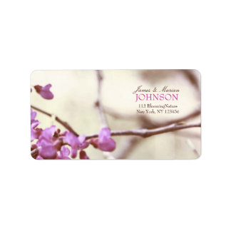 Natürliches Web Adressaufkleber