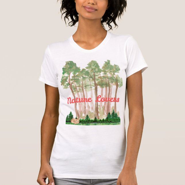 Naturliebhaber T - Shirt (Vorderseite)