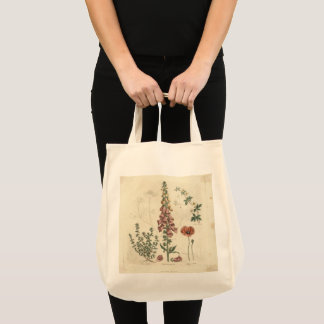 Naturliebhaber-Wildblumen-Illustration Tragetasche