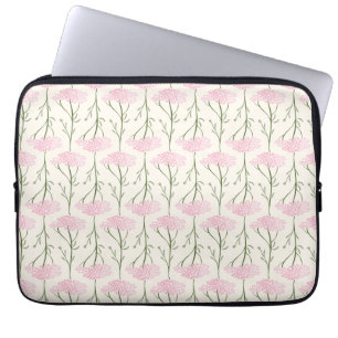 Naturliebhaber Wildblumenstiele Tiefes Pastellrosa Laptopschutzhülle