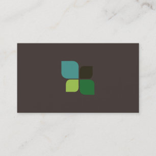 Naturlogo (eisenbraun) visitenkarte