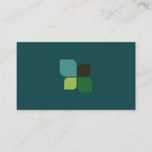 Naturlogo (Mitternacht grün) Visitenkarte