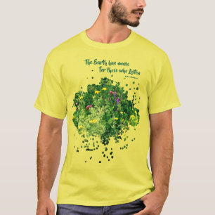 Naturmusik Inspirierendes Zitat  T-Shirt
